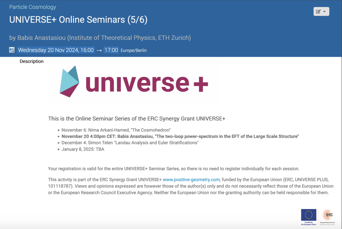 Events | UNIVERSE+